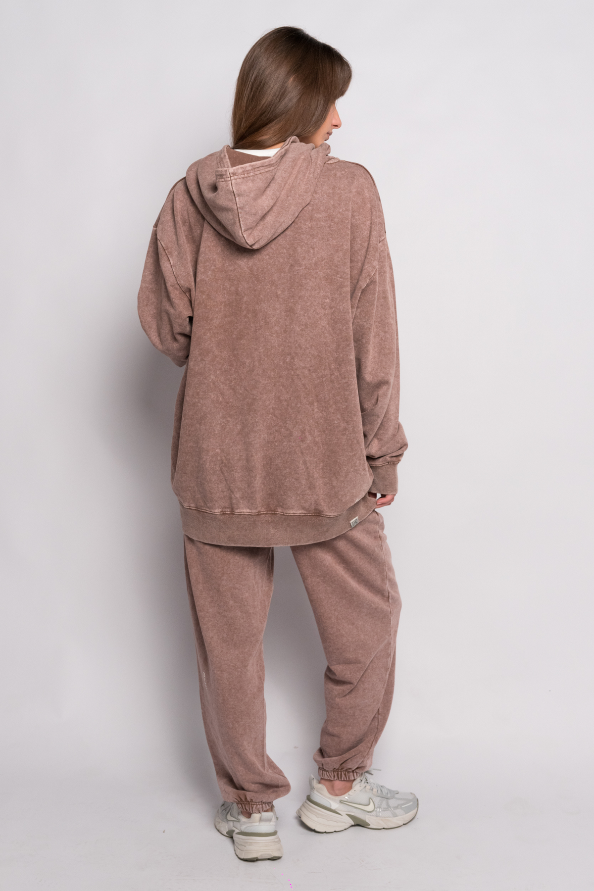 OAMY Soft Lounge Zip Set in Rose Taupe