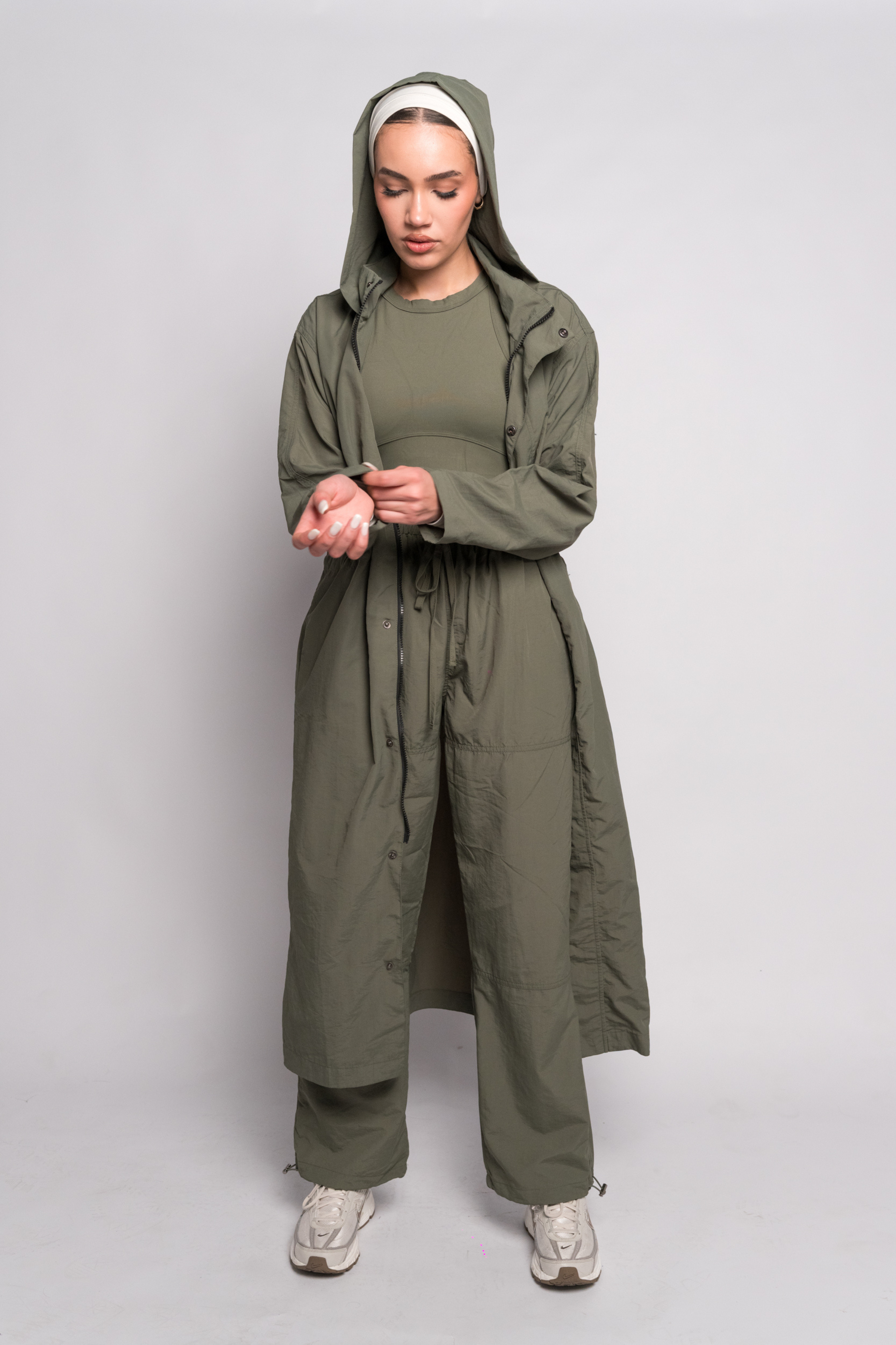 Relaxed Longline Zip Jacket