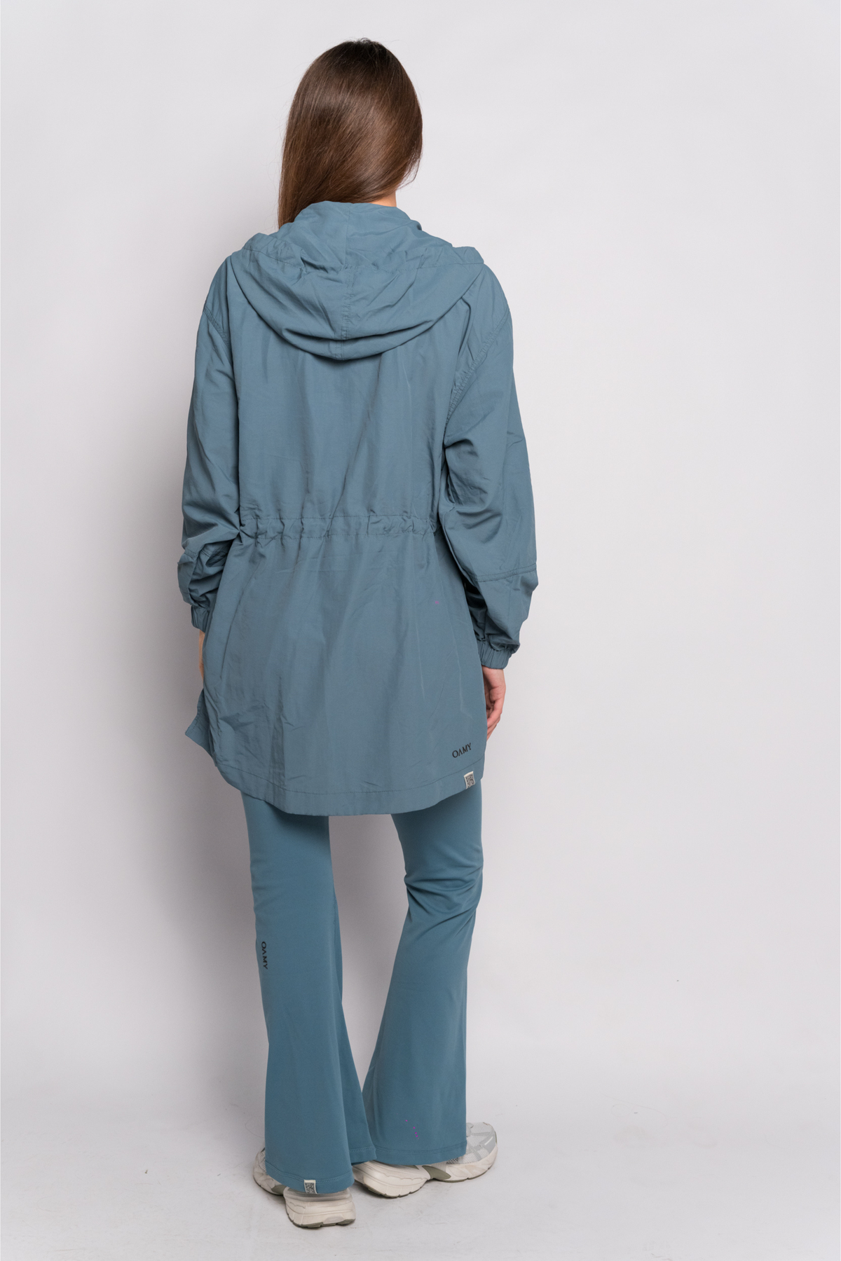 OAMY Relaxed Zip Jacket in Petrol