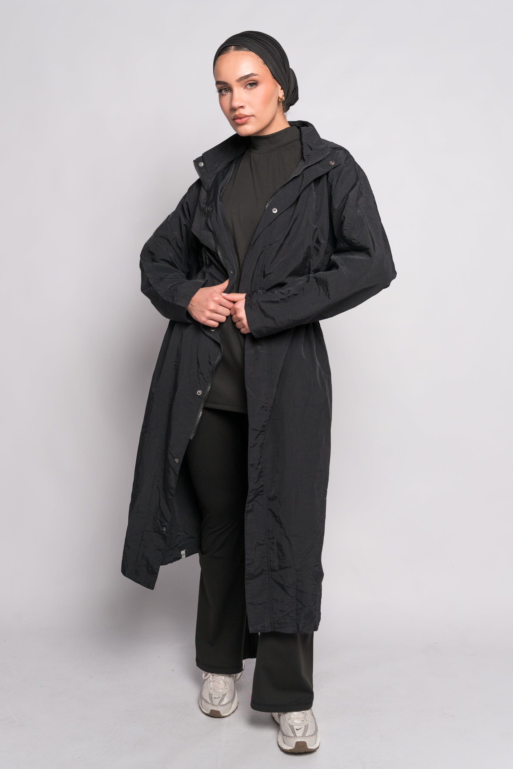 Relaxed Longline Zip Jacket