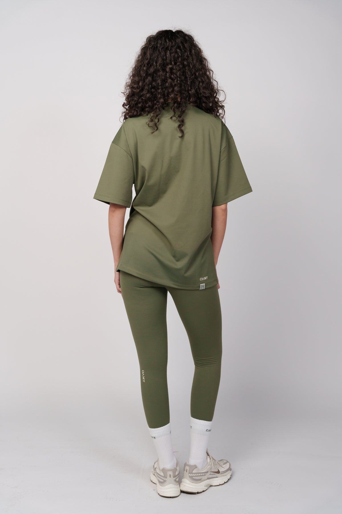 OAMY Oversized Softskin T-Shirt in Olive