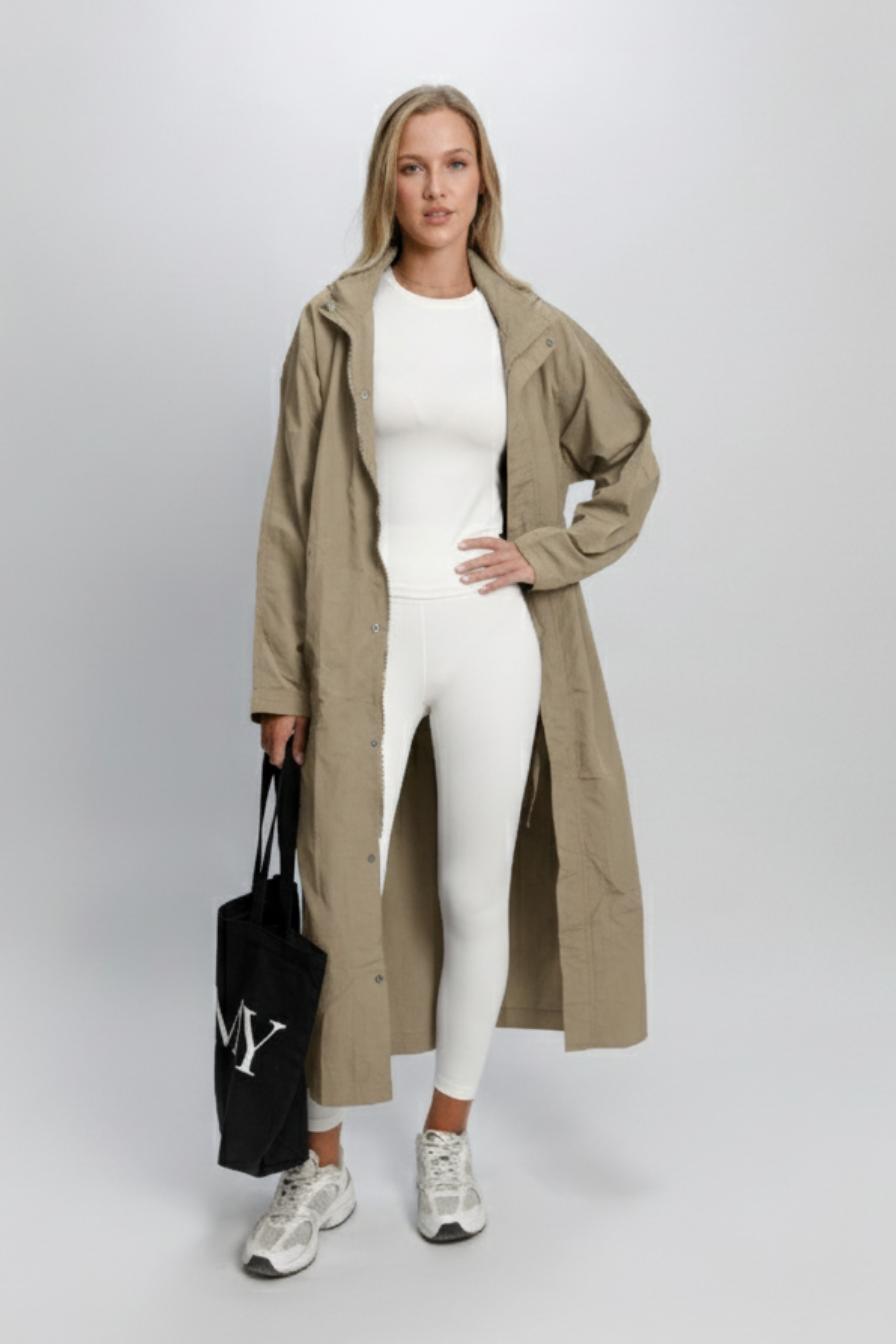 Relaxed Longline Zip Jacket