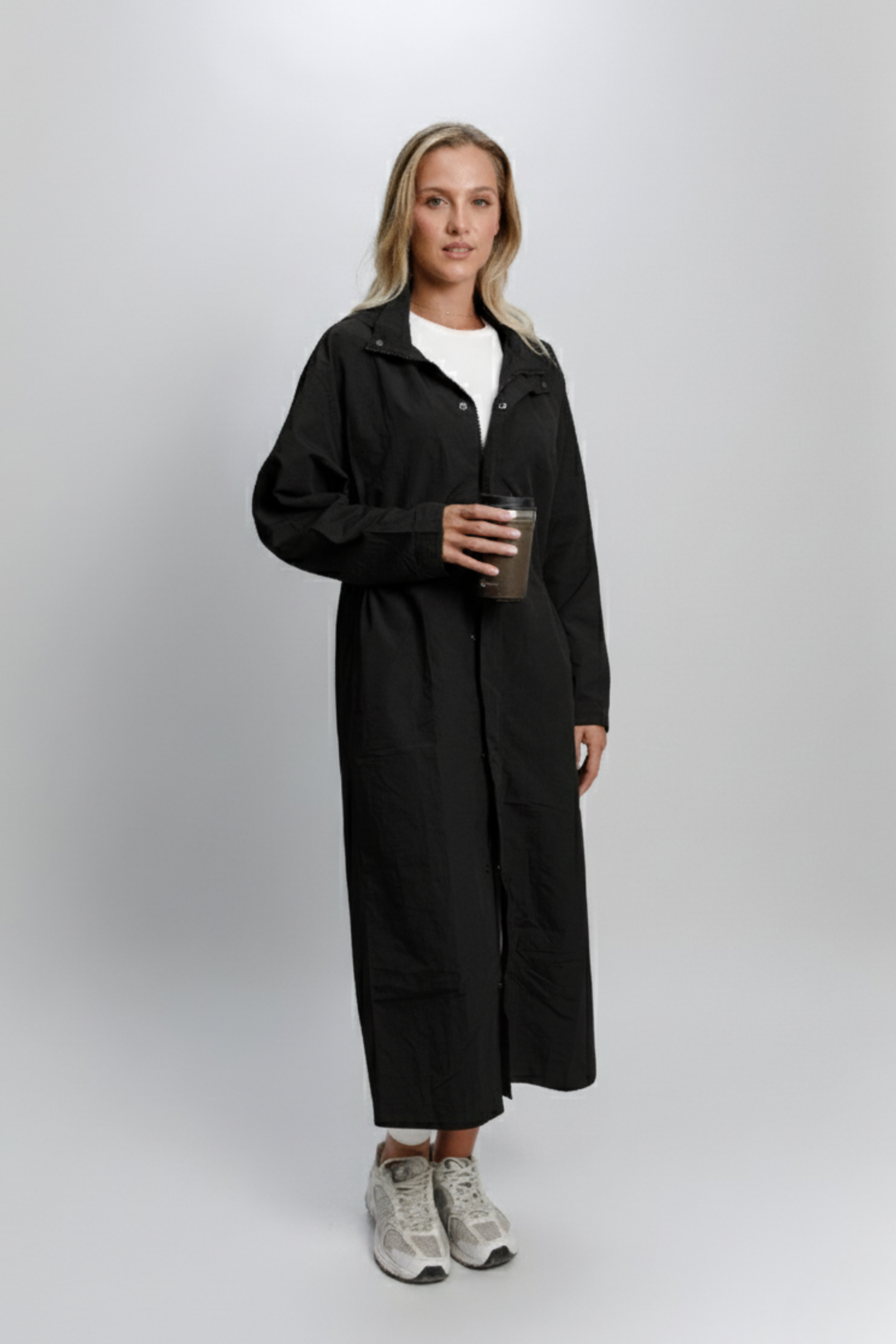 Relaxed Longline Zip Jacket