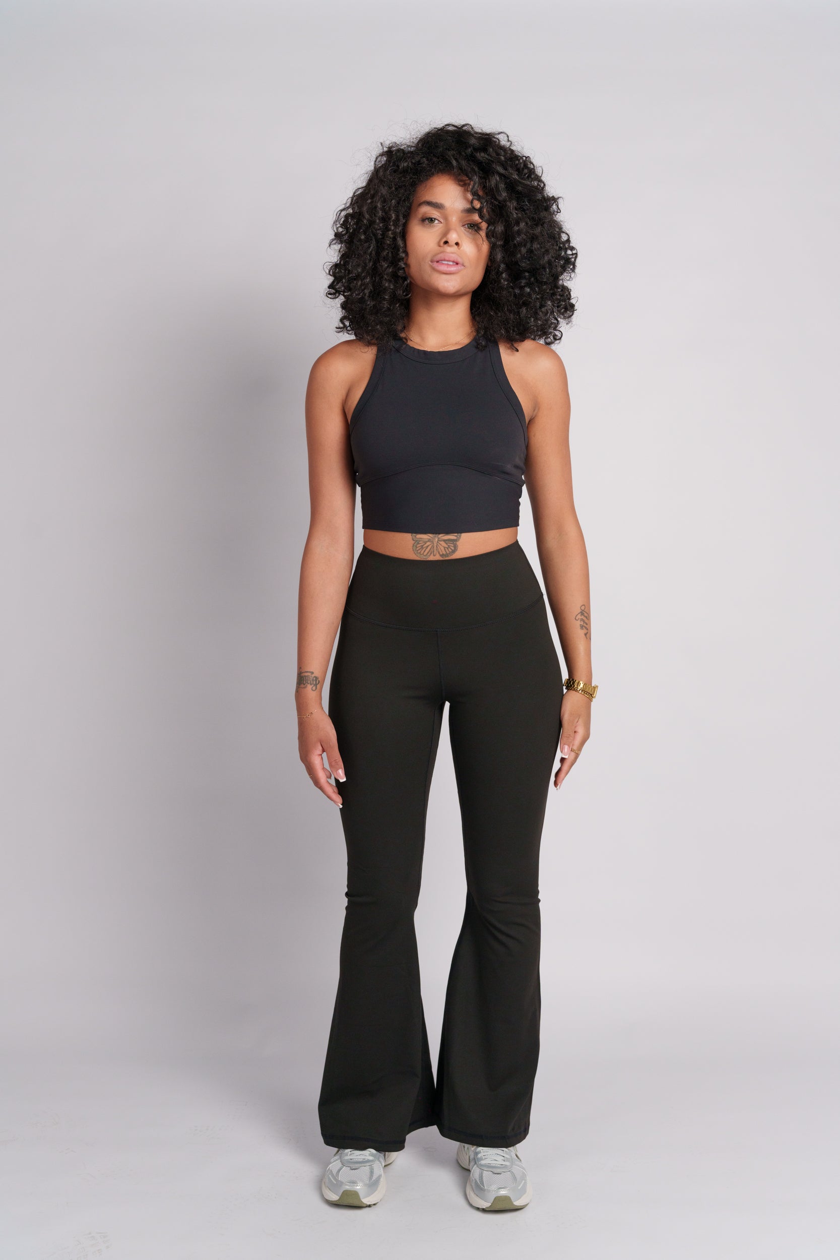 OAMY Soft Skin Flared Pant Black