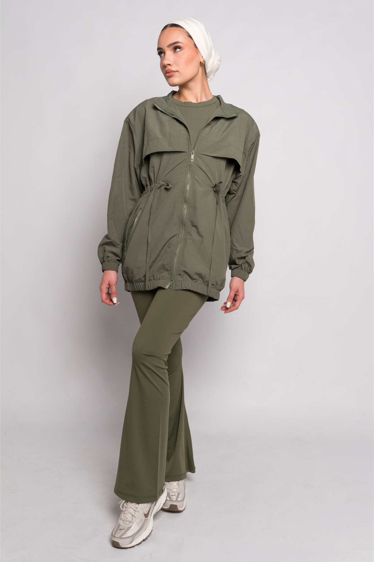 OAMY Utility Zip Jacket in Olive