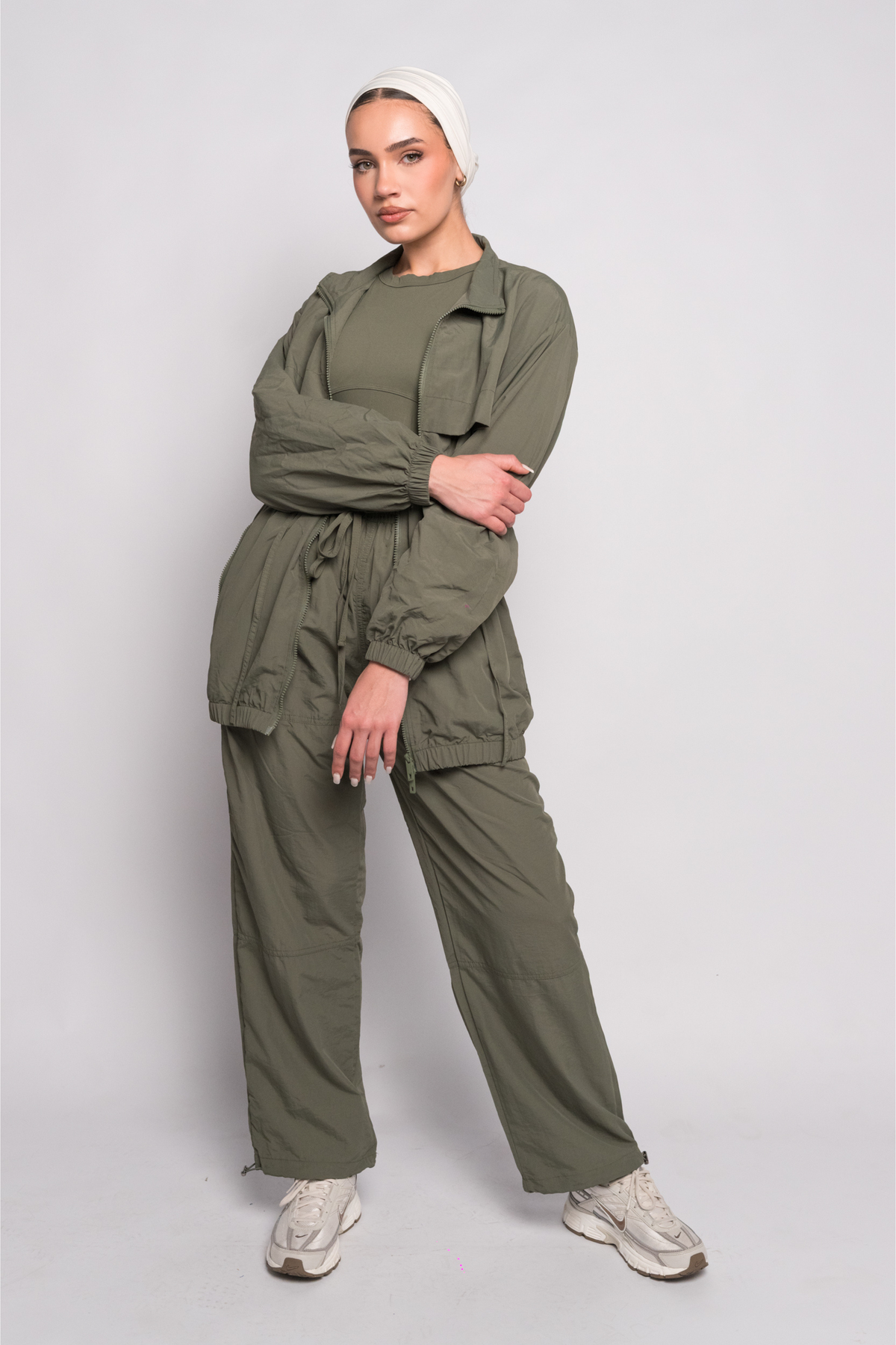 OAMY Utility Zip Jacket in Olive