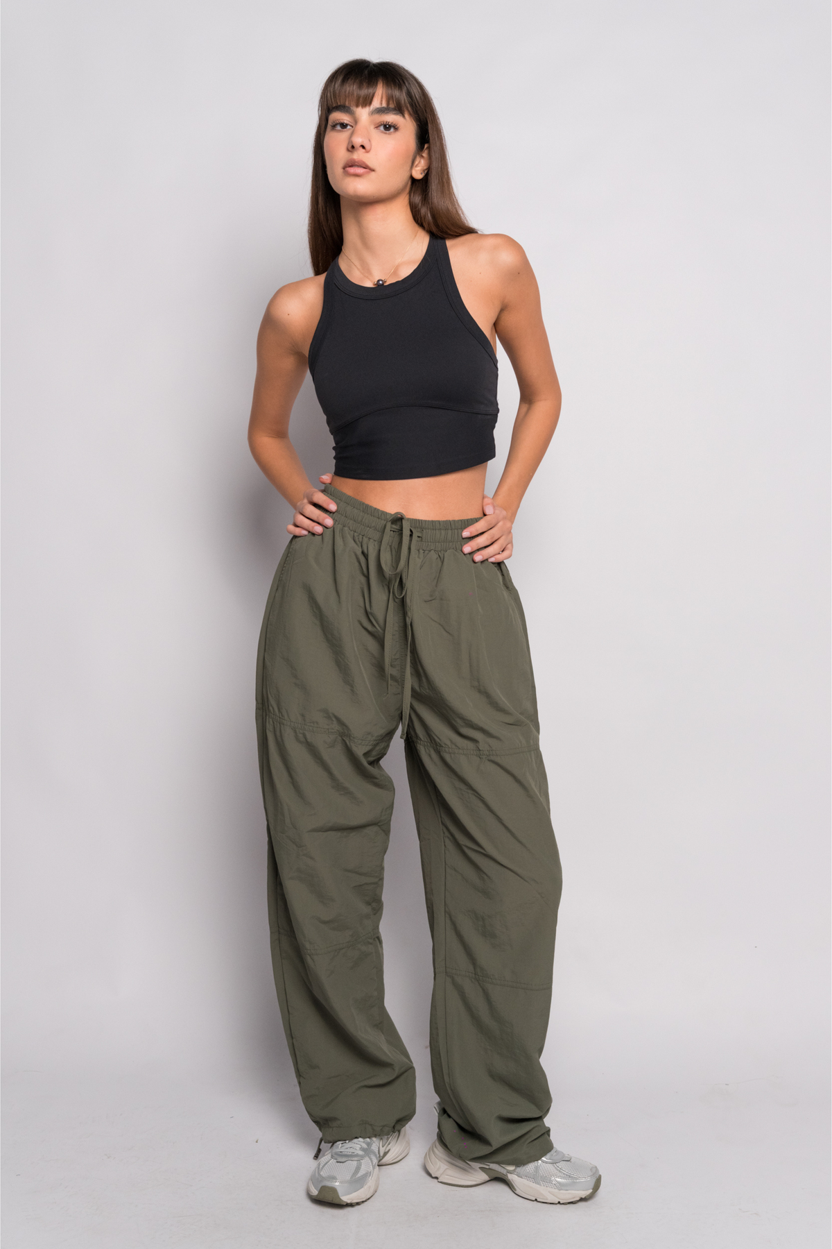 OAMY Adjustable Straight Pant in Olive