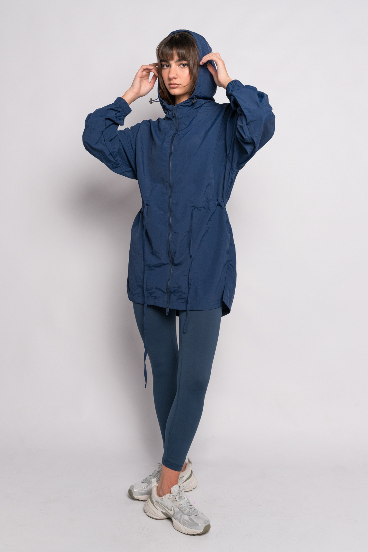 OAMY Relaxed Zip Jacket in Navy