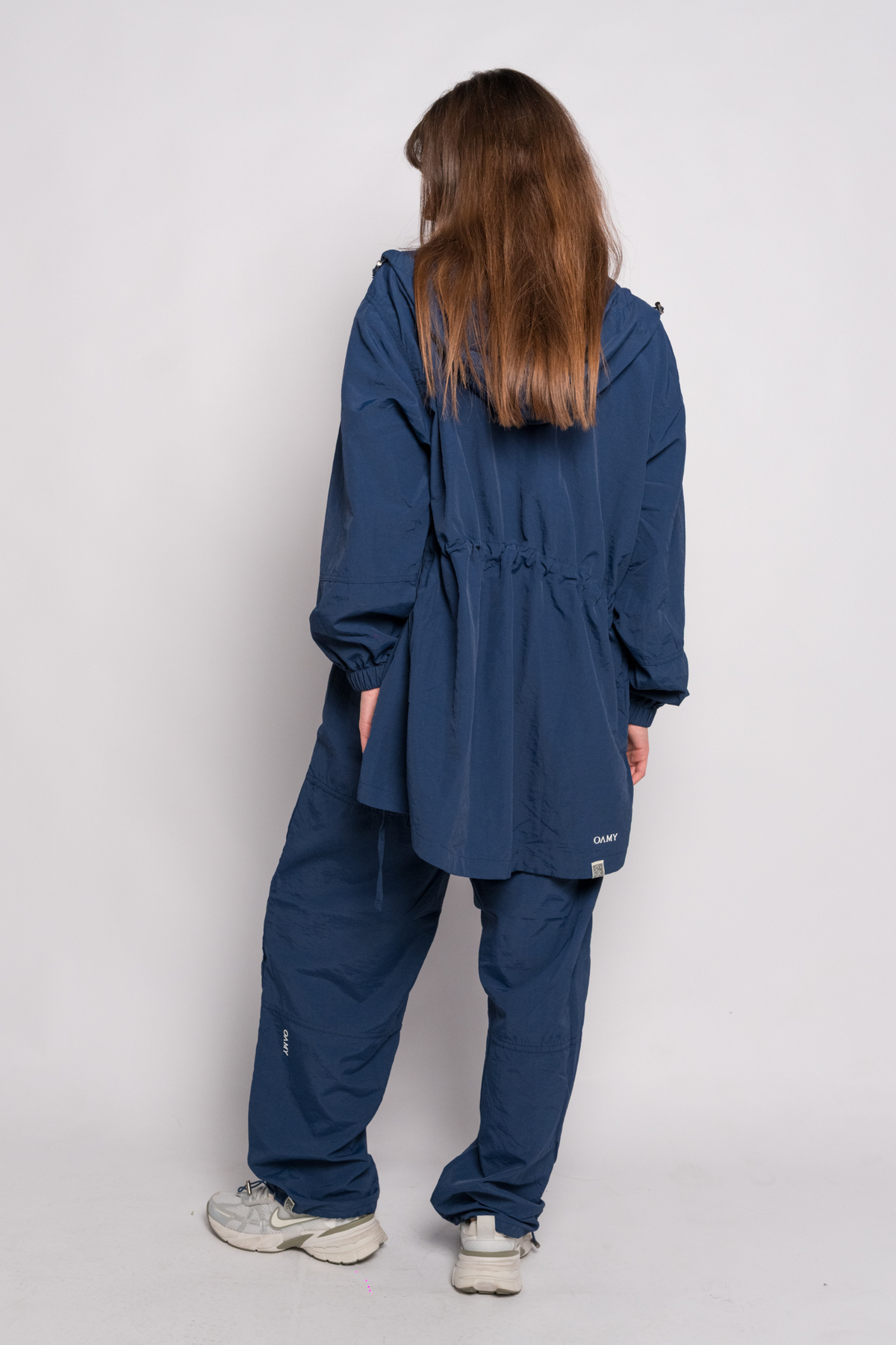 OAMY Relaxed Zip Jacket in Navy