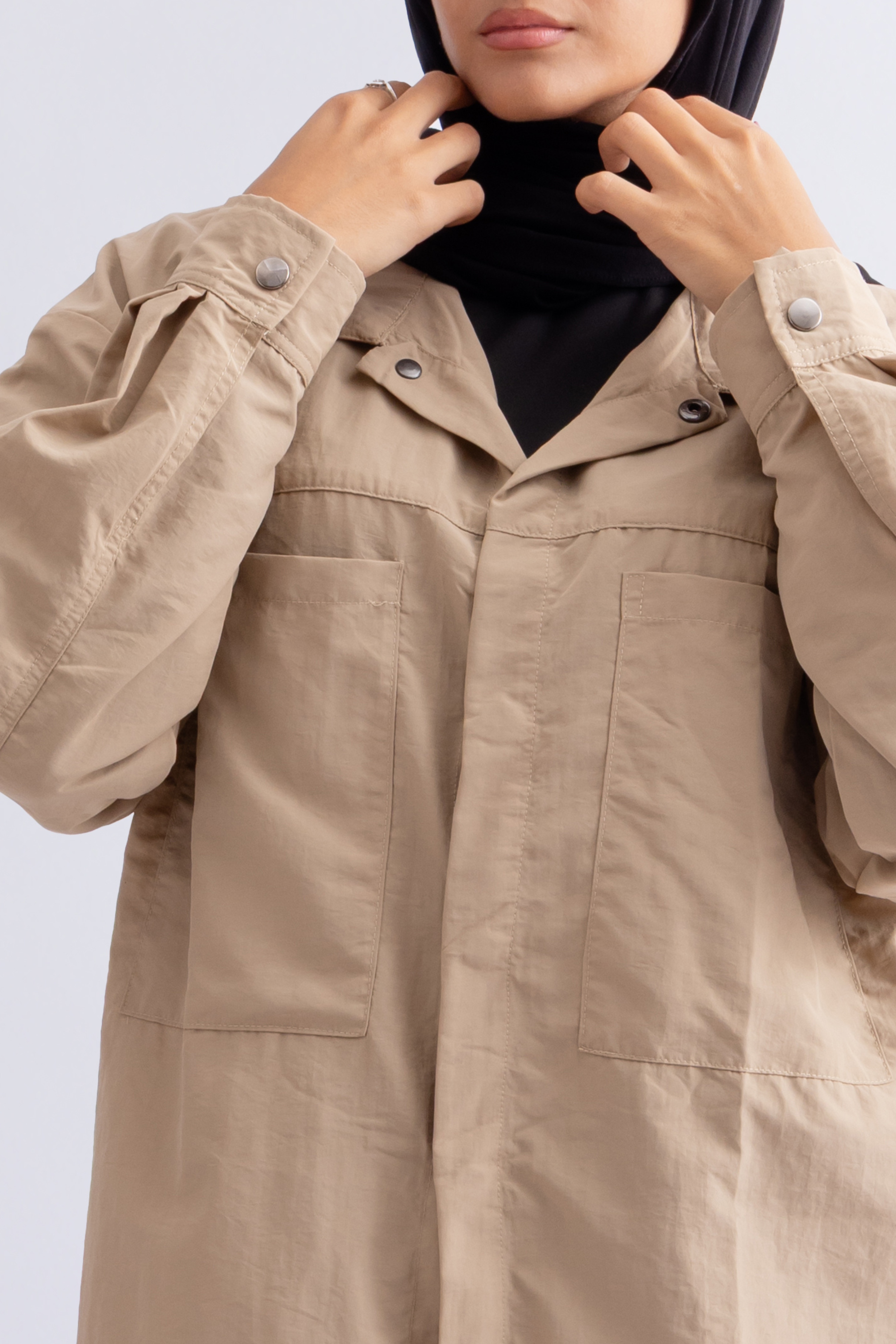 Oversized Shirt Jacket