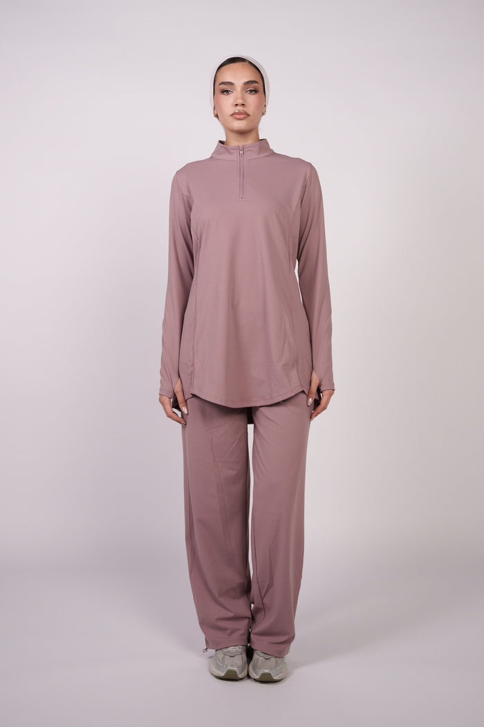 OAMY Modest Active Set in Dusty Rose