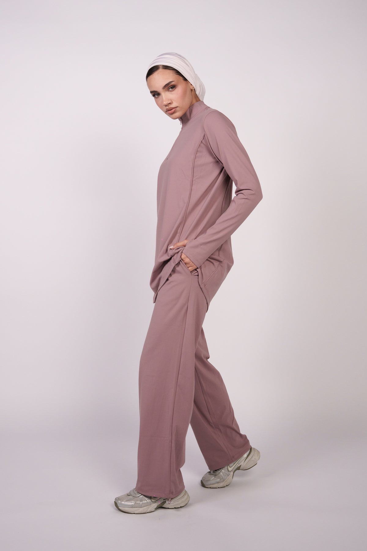 OAMY Modest Active Set in Dusty Rose