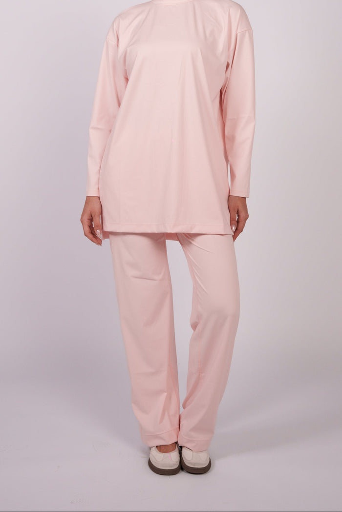 OAMY Straight Leg Yoga Pant in Powder Pink