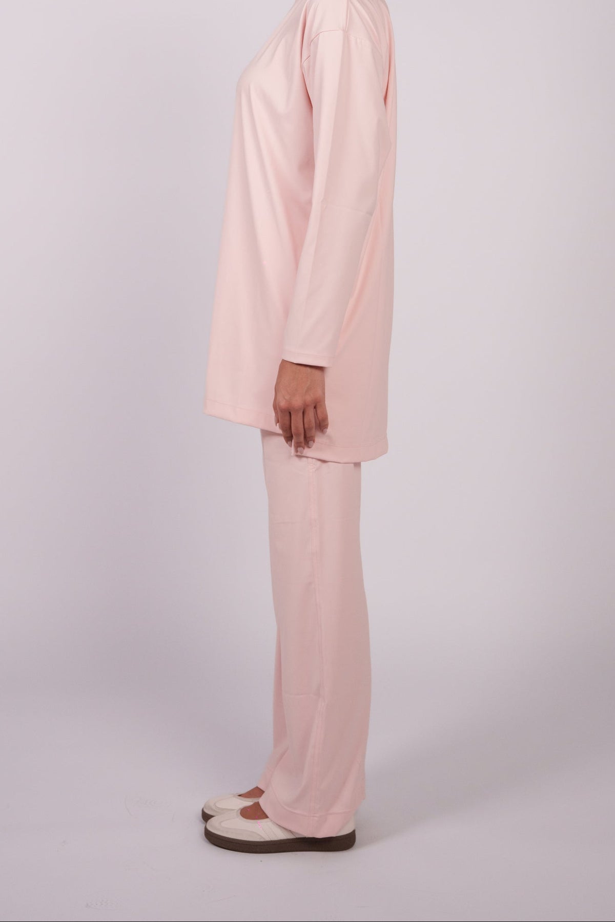 OAMY Straight Leg Yoga Pant in Powder Pink