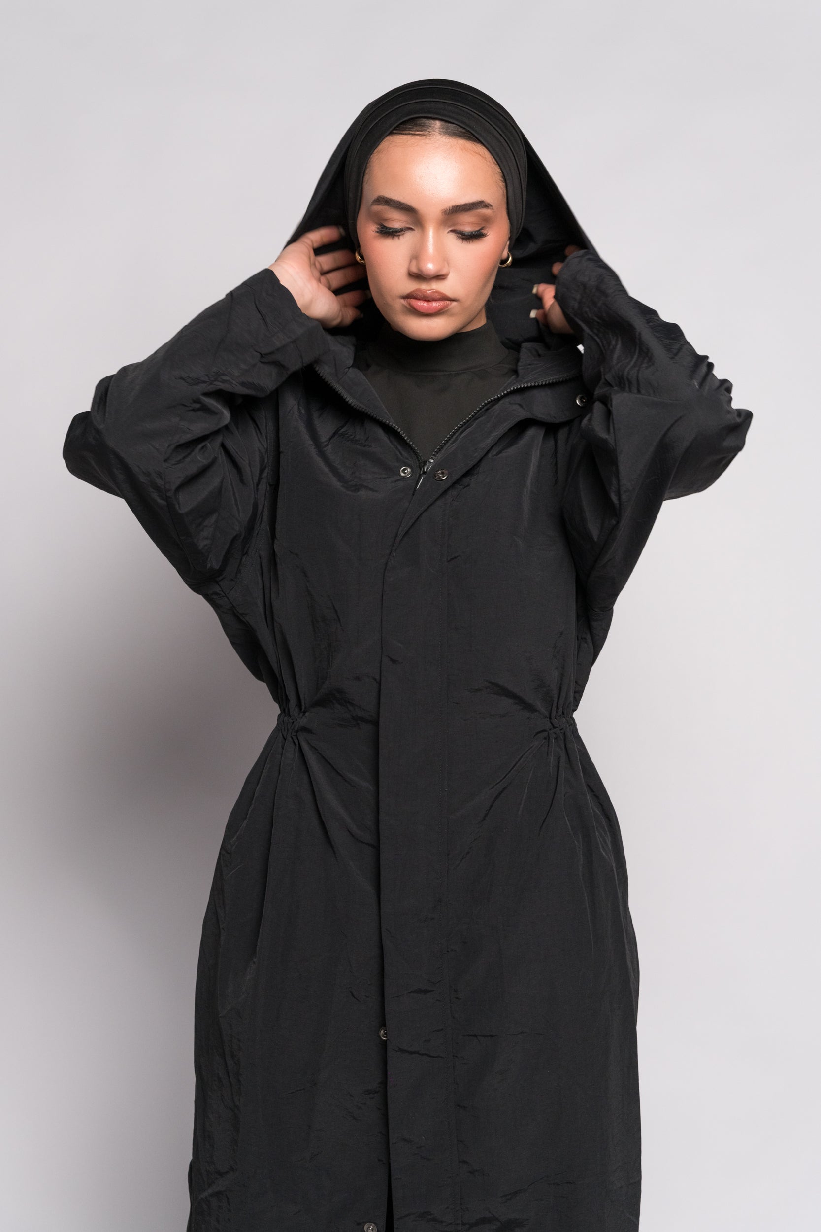 Relaxed Longline Zip Jacket