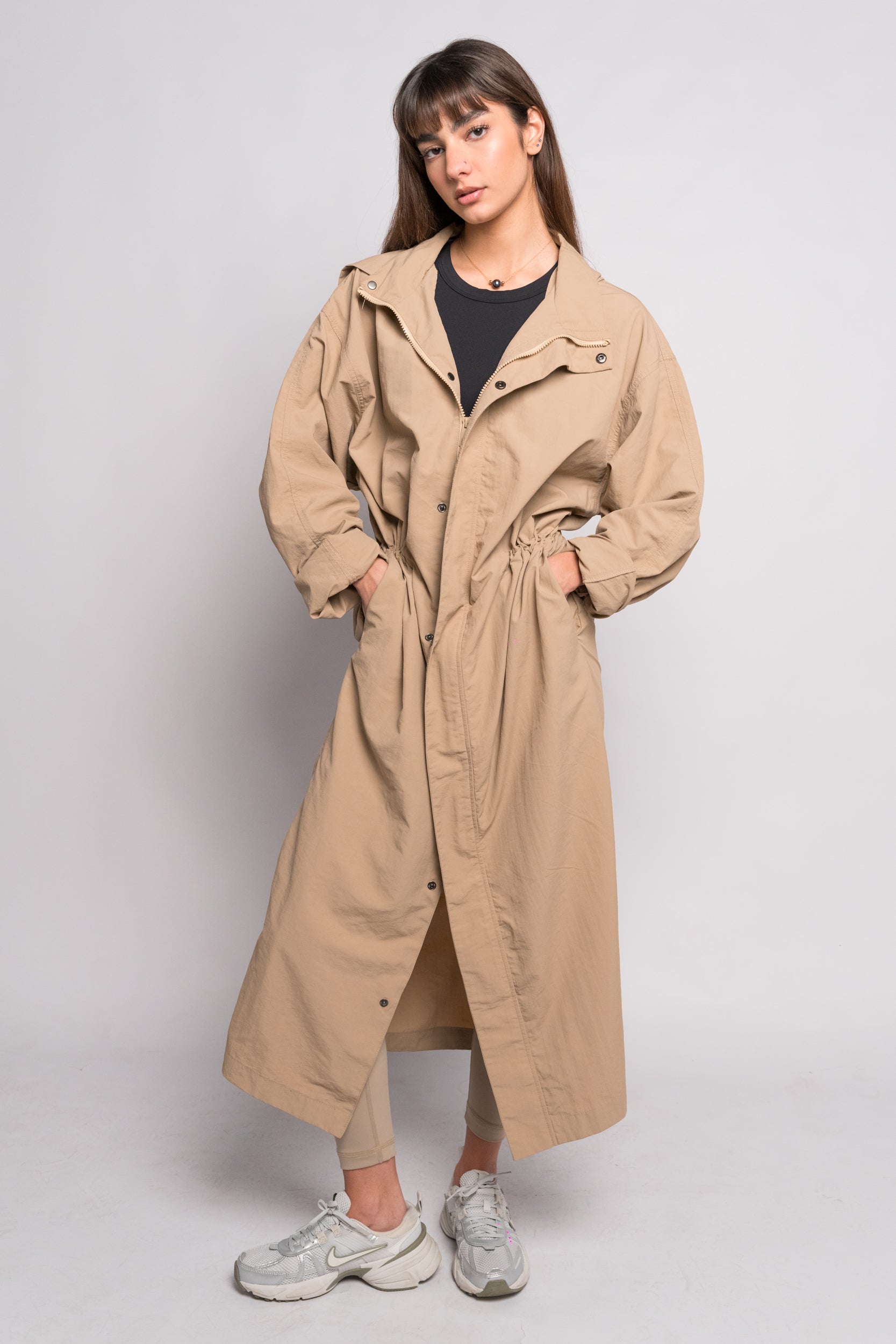 Relaxed Longline Zip Jacket