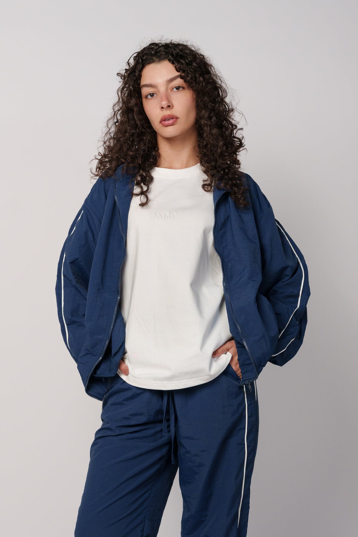 OAMY Contrast Panel Track Set in Navy
