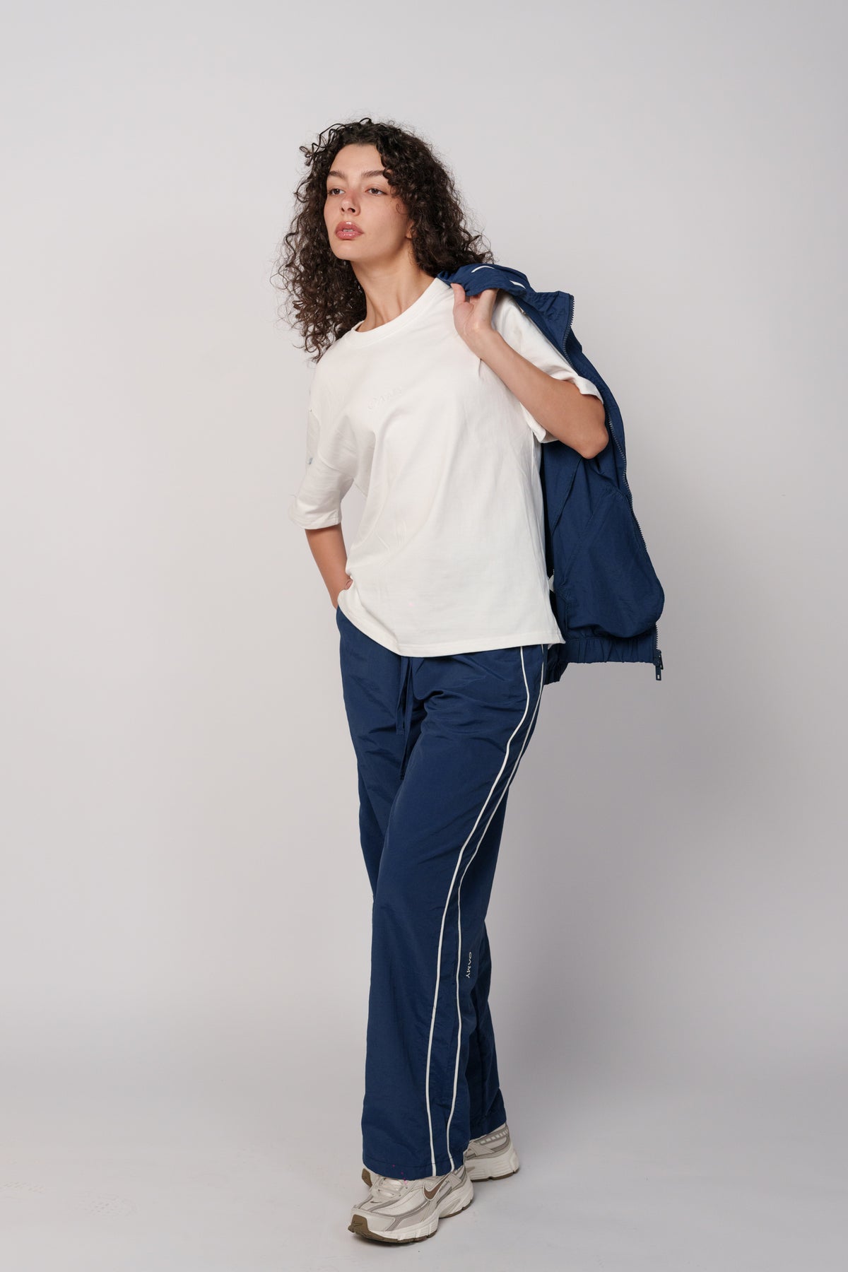 OAMY Contrast Panel Track Set in Navy