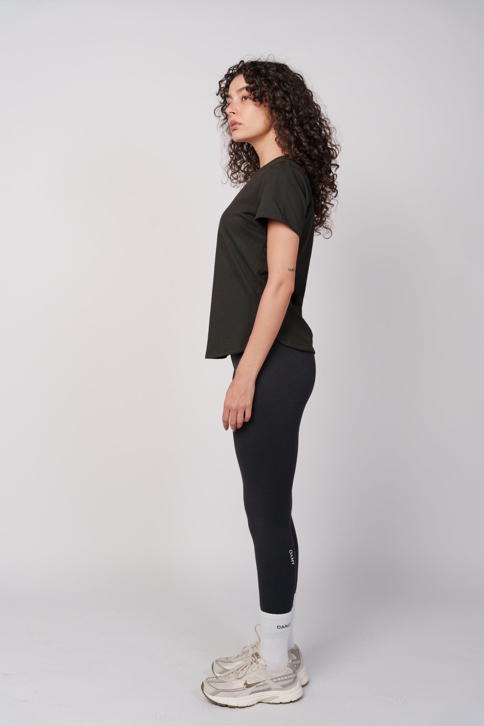 Regular Fit Curved Hem T-Shirt