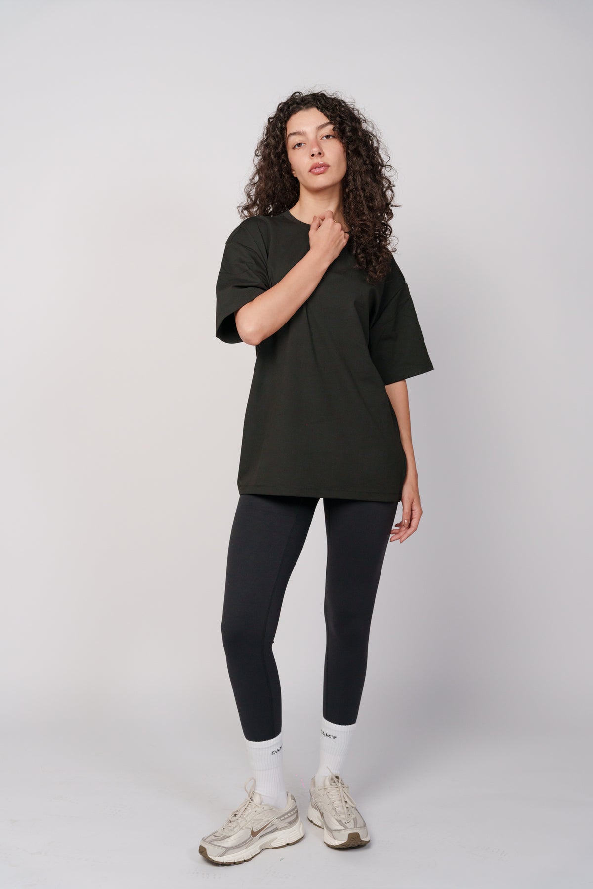 OAMY Oversized Softskin T-Shirt in Black