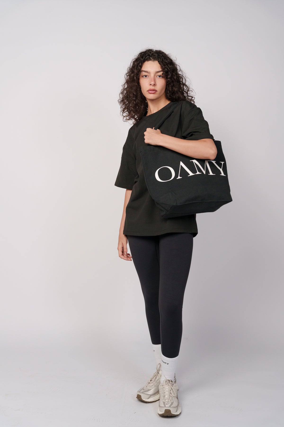 OAMY Oversized Softskin T-Shirt in Black