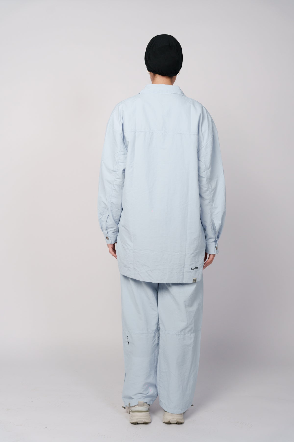 OAMY Adjustable Straight Pant in Baby Blue