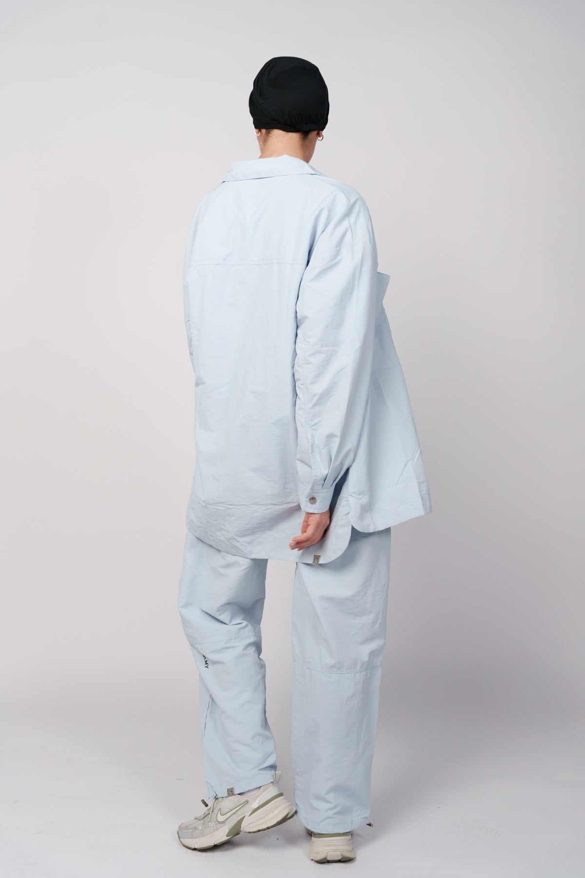 OAMY Adjustable Straight Pant in Baby Blue