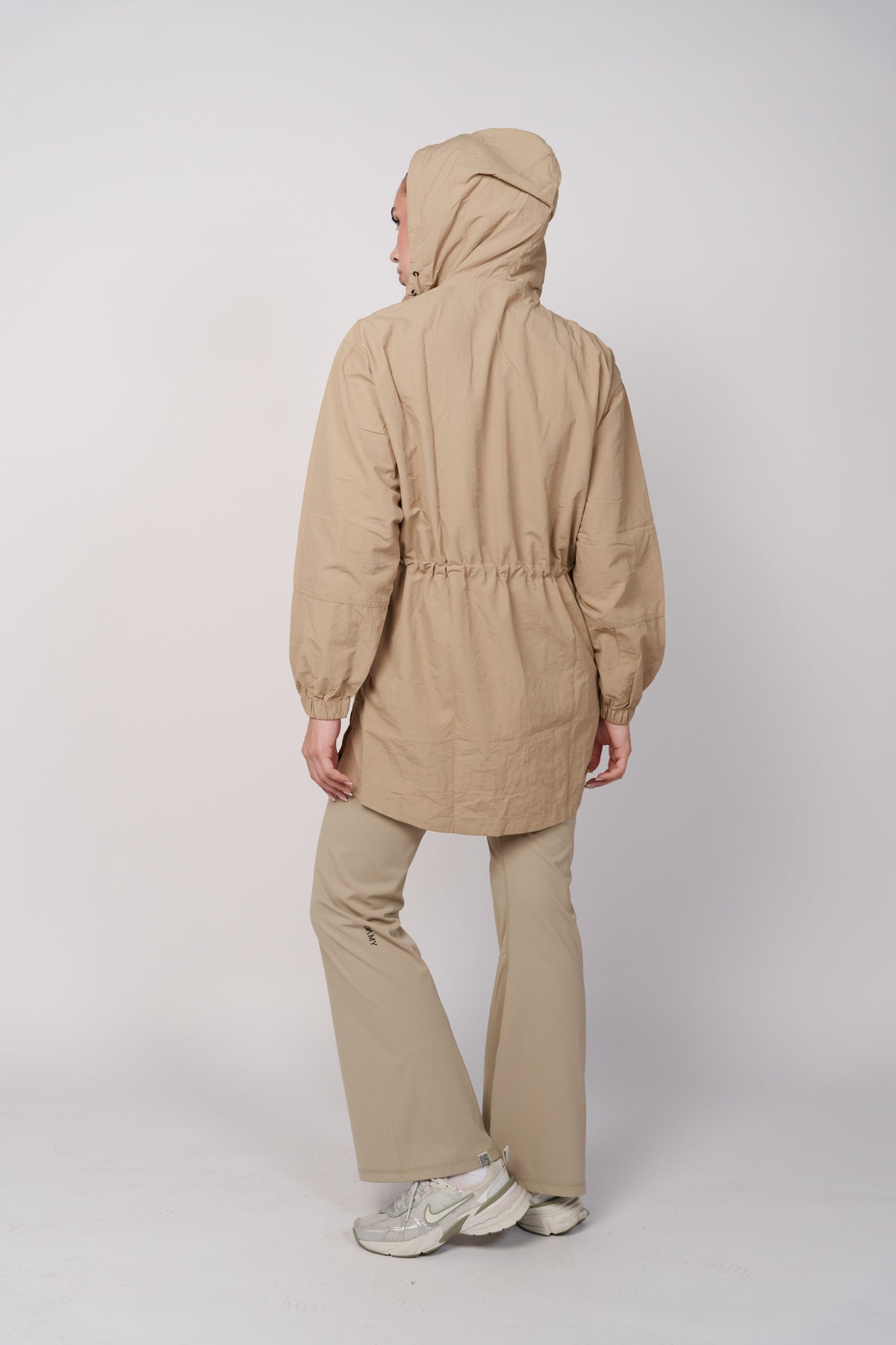OAMY Relaxed Zip Jacket in Beige