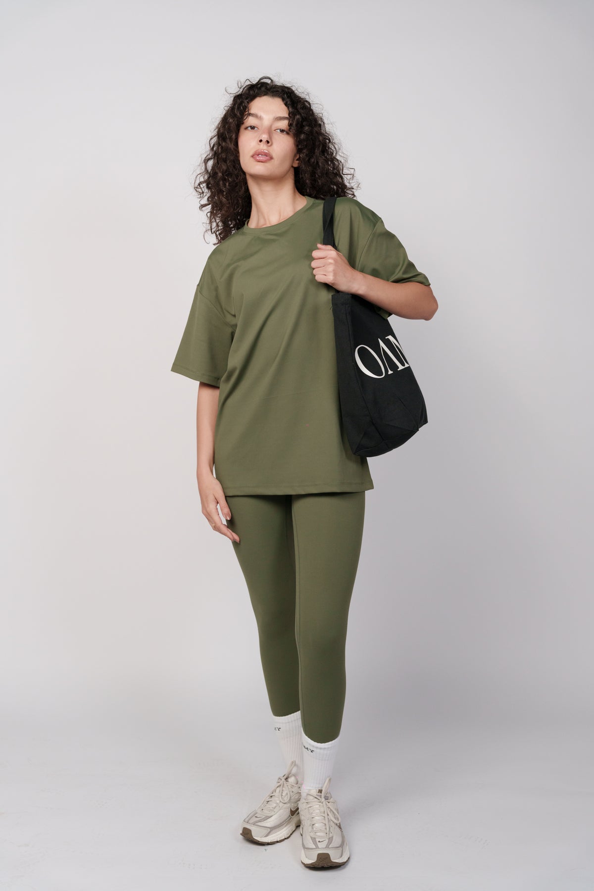 OAMY Oversized Softskin T-Shirt in Olive