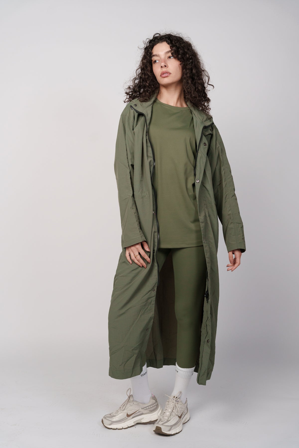 OAMY Oversized Softskin T-Shirt in Olive