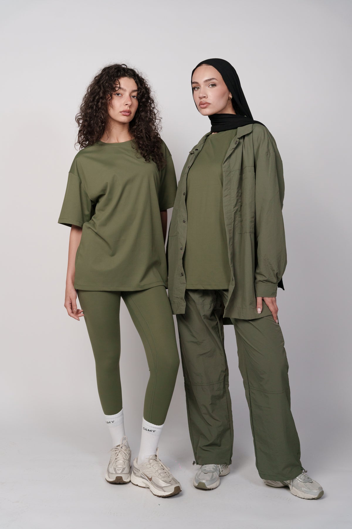 OAMY Oversized Softskin T-Shirt in Olive