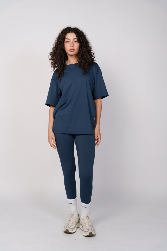 OAMY Oversized Softskin T-Shirt in Navy