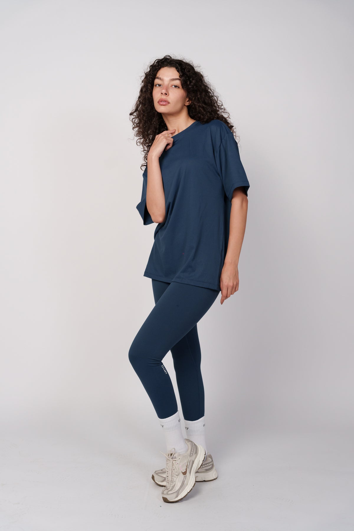 OAMY Oversized Softskin T-Shirt in Navy