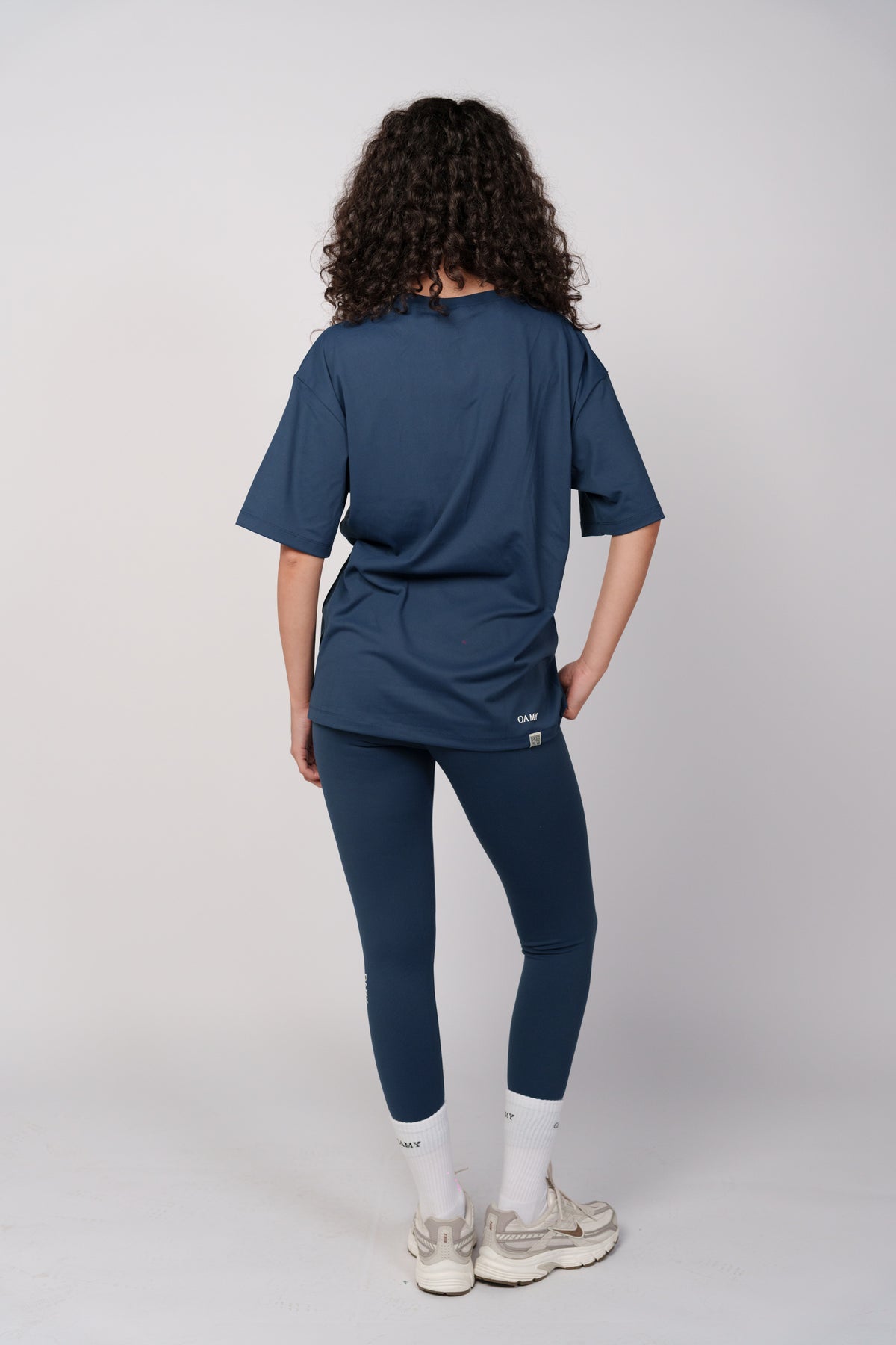OAMY Oversized Softskin T-Shirt in Navy