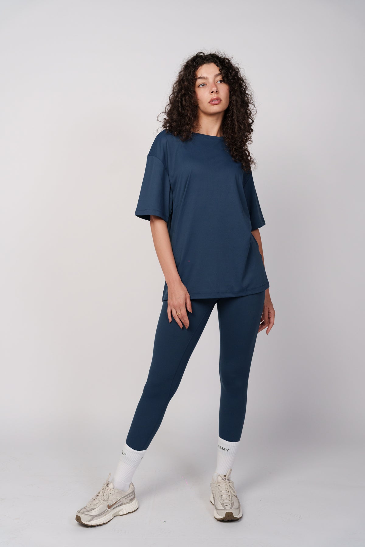 OAMY Oversized Softskin T-Shirt in Navy