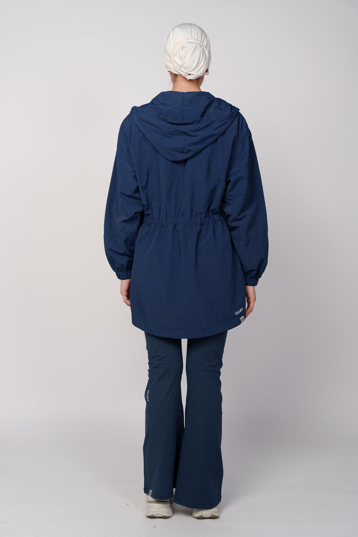 OAMY Relaxed Zip Jacket in Navy