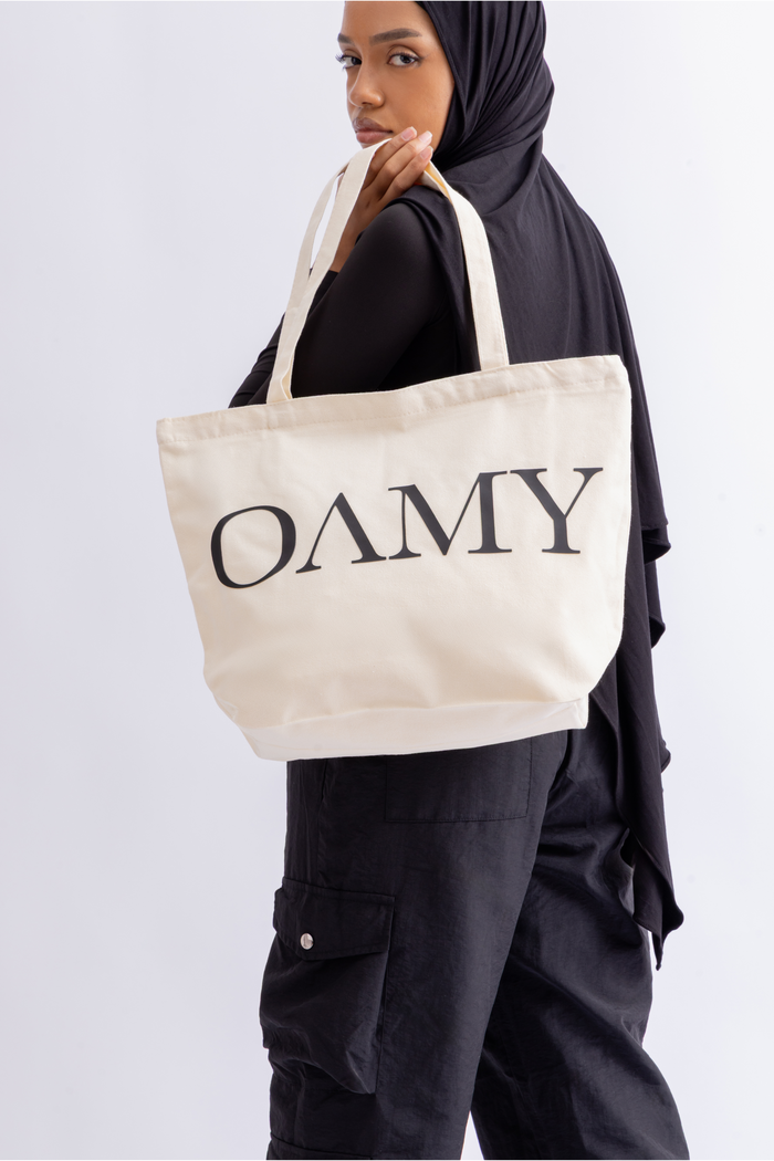 OAMY Tote Bag in Beige