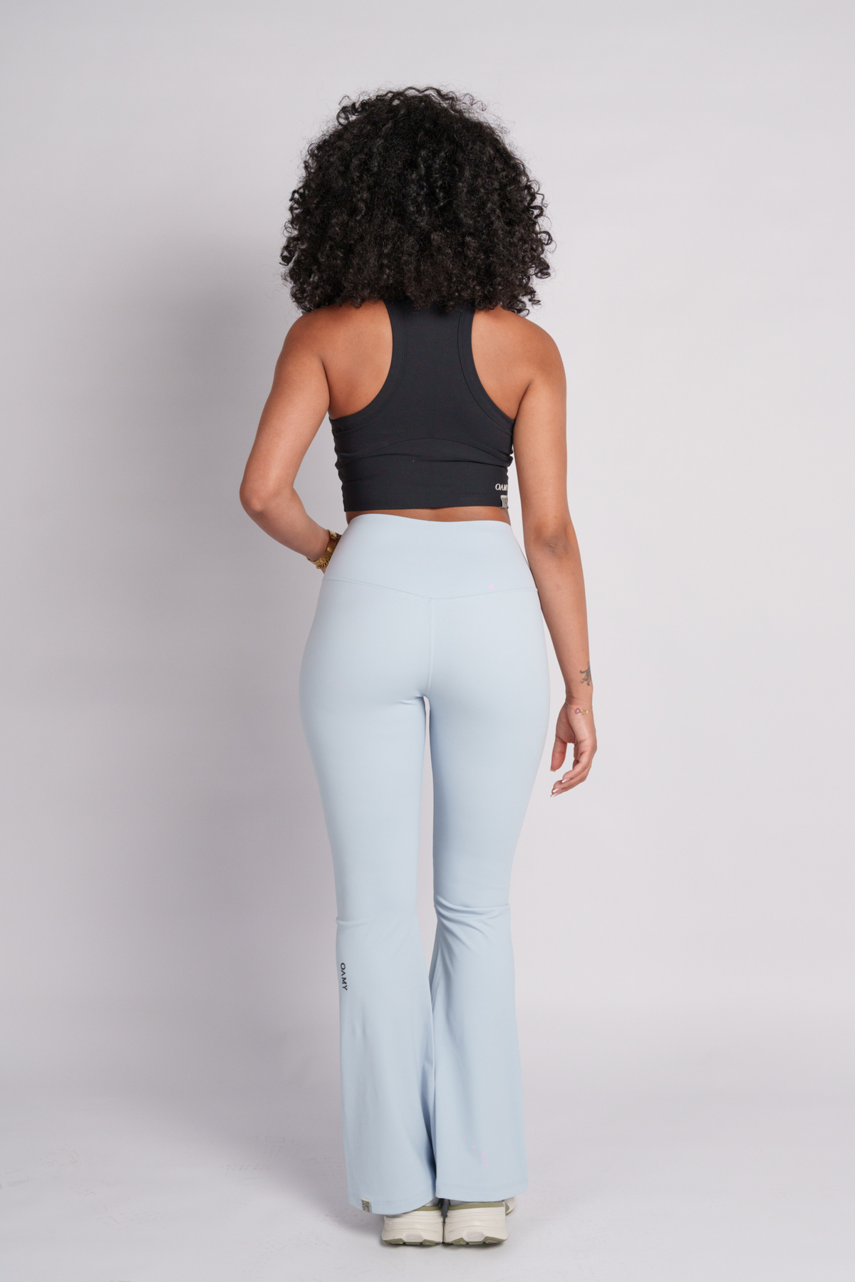 OAMY Soft-Skin Padded Crop in Black