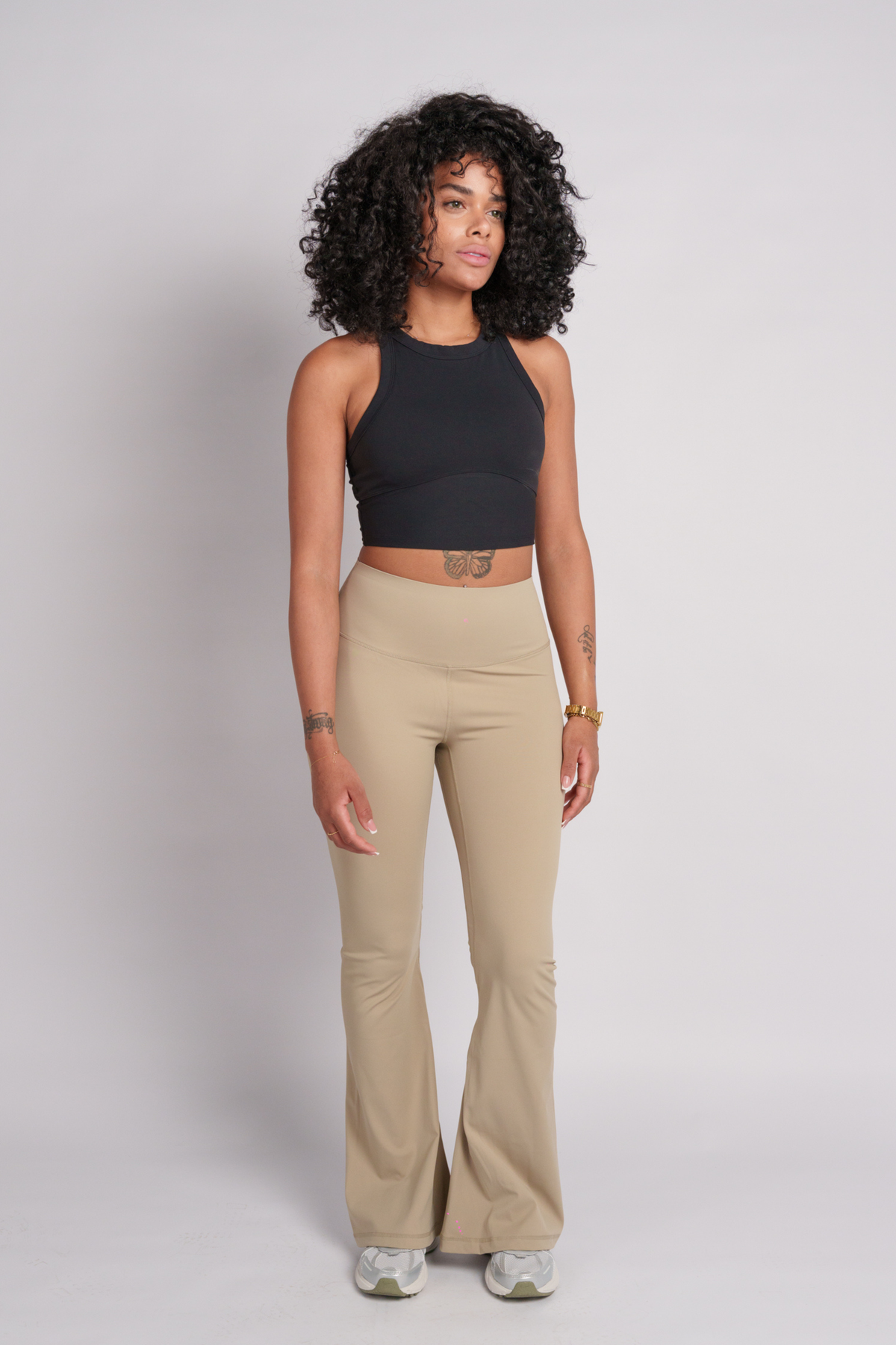 OAMY Soft-Skin Padded Crop in Black