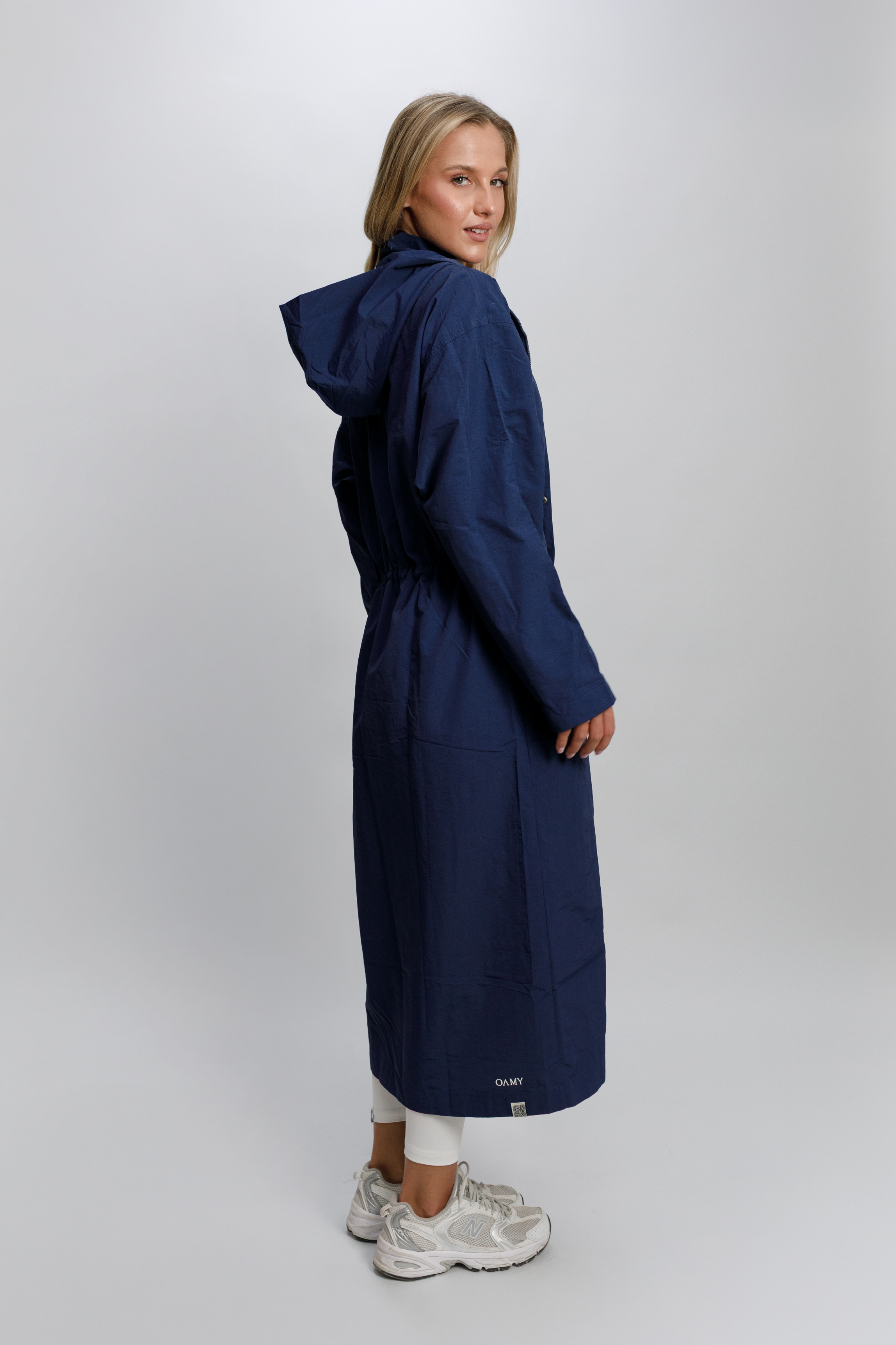 Relaxed Longline Zip Hoodie